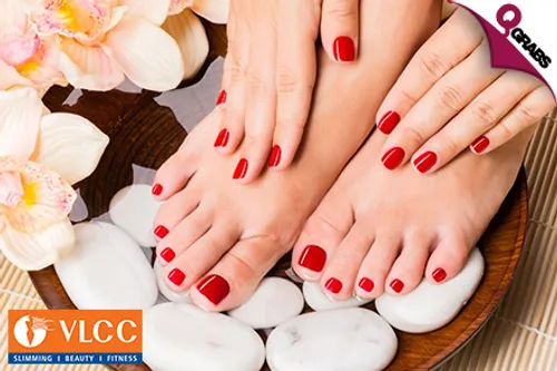 From QR90 Pamper your Hands & Feet with Paraffin Treatment OR Popular Types of Mani & Pedi from VLCC! (Up to QR210 Value)